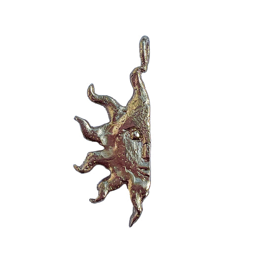 Sol Twin Flame Pendant : Single Half Left