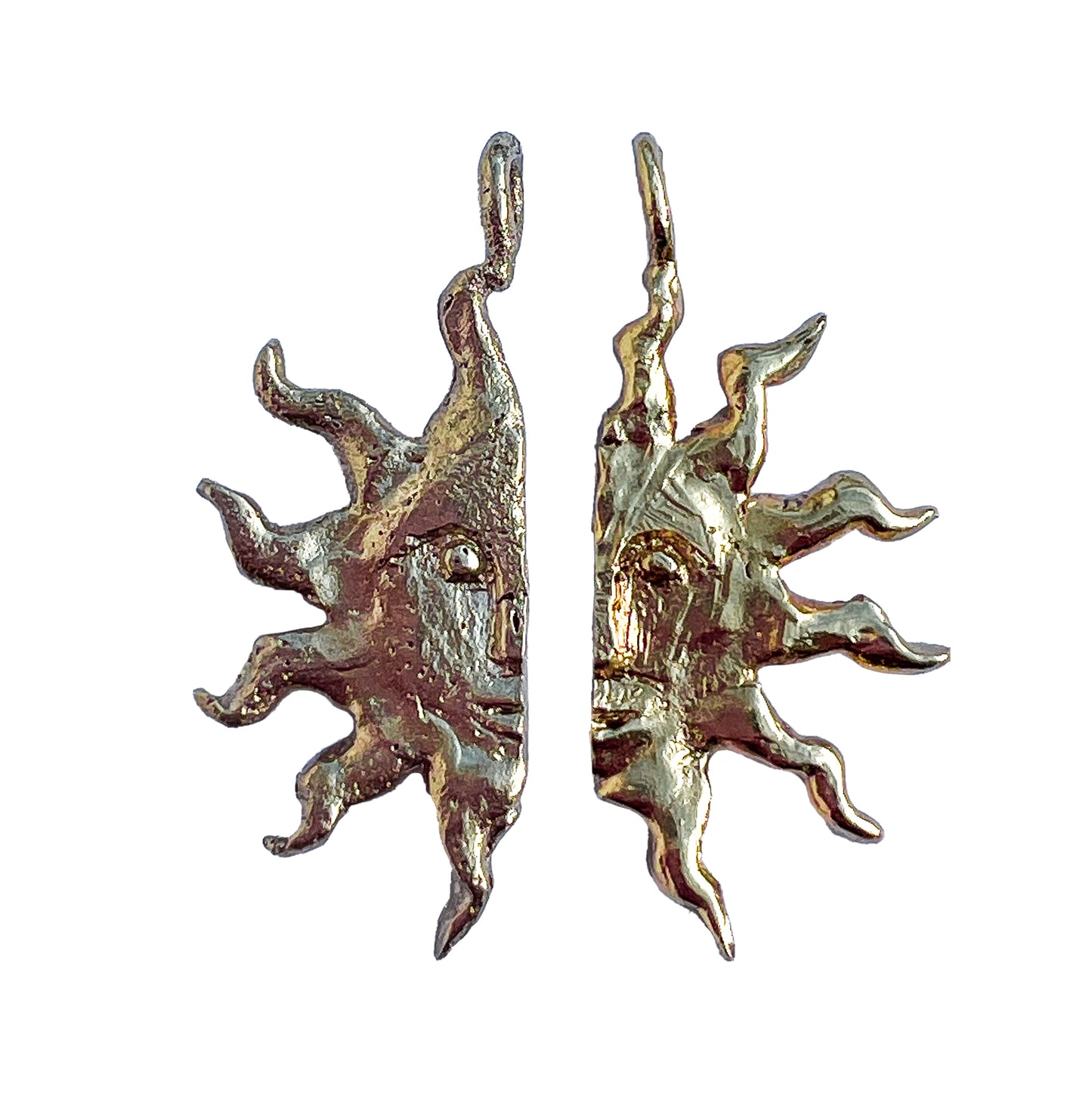 Sol Twin Flame Pendant : Single Half Right