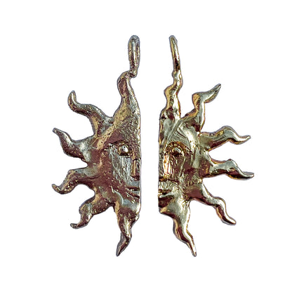 Sol Twin Flame Pendant : Single Half Right