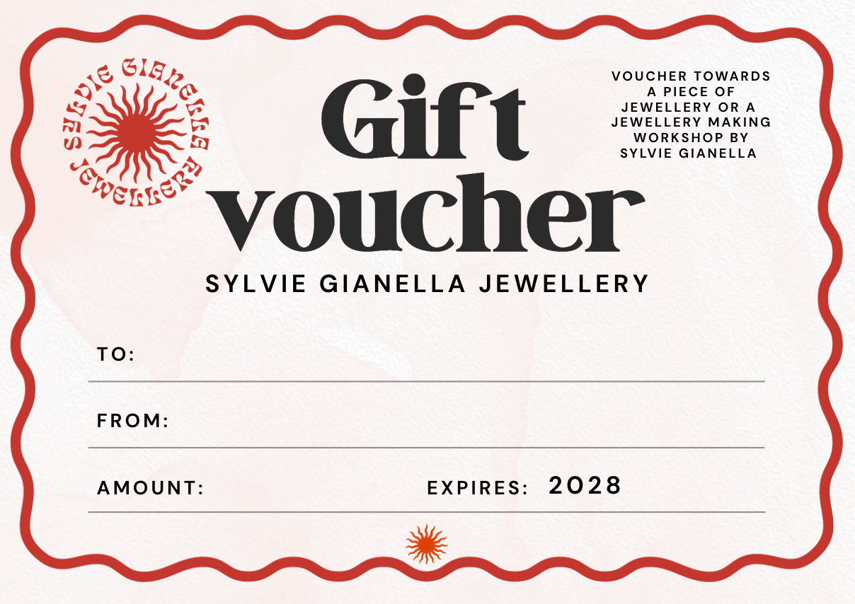 Sylvie Gianella Jewellery Gift Voucher