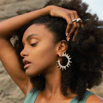 Sun Spike Earrings