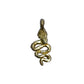 Golden Brass Mini Snake Charm