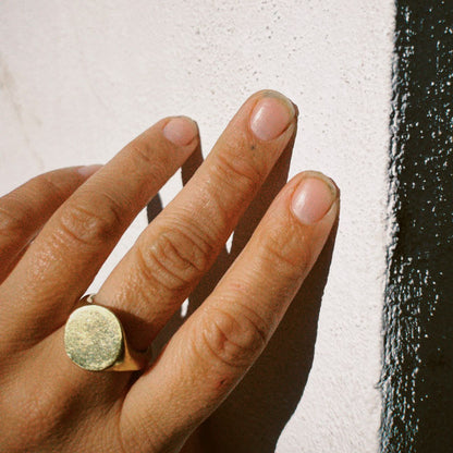 Signet Ring Gold Vermeil
