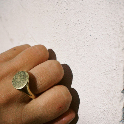 Signet Ring Gold Vermeil