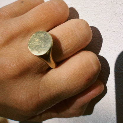 Signet Ring Gold Vermeil